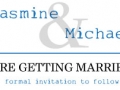 Save the Date Invitation - Jasmine & Michael