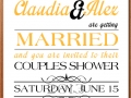 Couples Shower - Claudia & Alex